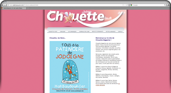 Creatures - Web Design - Chouette Magazine