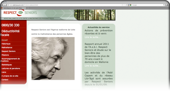 Creatures - Web Design - Respect Seniors